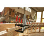 Струбцина Bessey TG100S12 из ковкого чугуна с деревянной ручкой