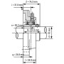 Подшипниковый узел UCF214 TECHNIX