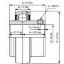 Подшипник UC204 TECHNIX