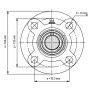 Подшипниковый узел UCFC209 TECHNIX