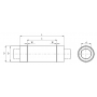 Линейный подшипник LME16-UU (KB1636PP) TECHNIX