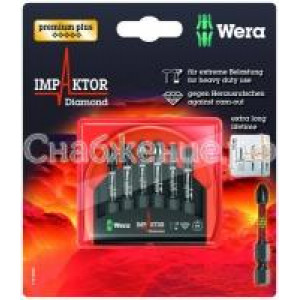 Набор насадок импактор Wera WE-073890