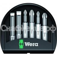 Биты набор mini check (6 шт) Wera WE-056474
