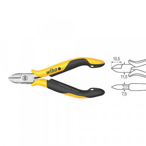 Бокорезы Professional ESD, 115мм мяг1,4мм ср.тв.1,0мм тв0,4мм в блистере